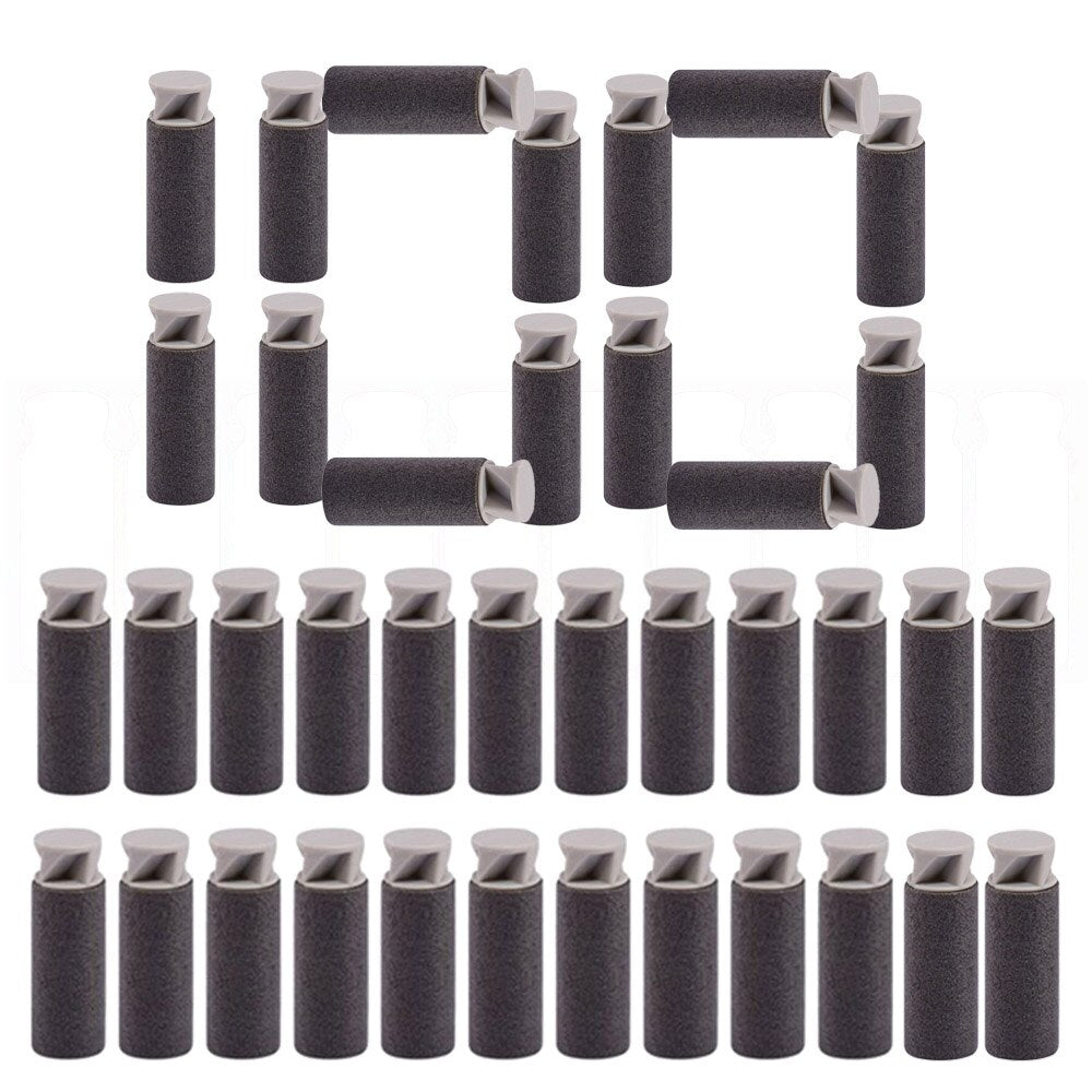 100Pcs High-end Version Short Dart for Foam Dart Blaster of Using Short Dart 3.8*1.3cm Top Quality Gray Blue Black