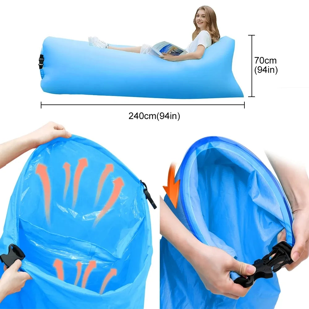 Air Bed Lounger For Outdoor