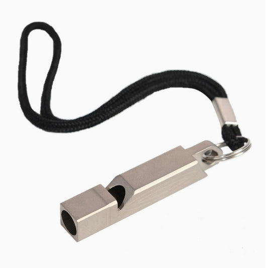 EDC Loud Titanium Whistle with Cord