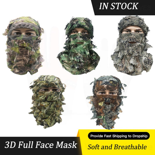 3D Camouflage Balaclava Hat Full Face Mask