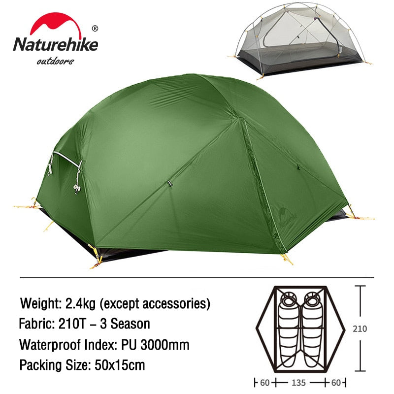 Naturehike Mongar 2 Person Ultralight Travel Tent